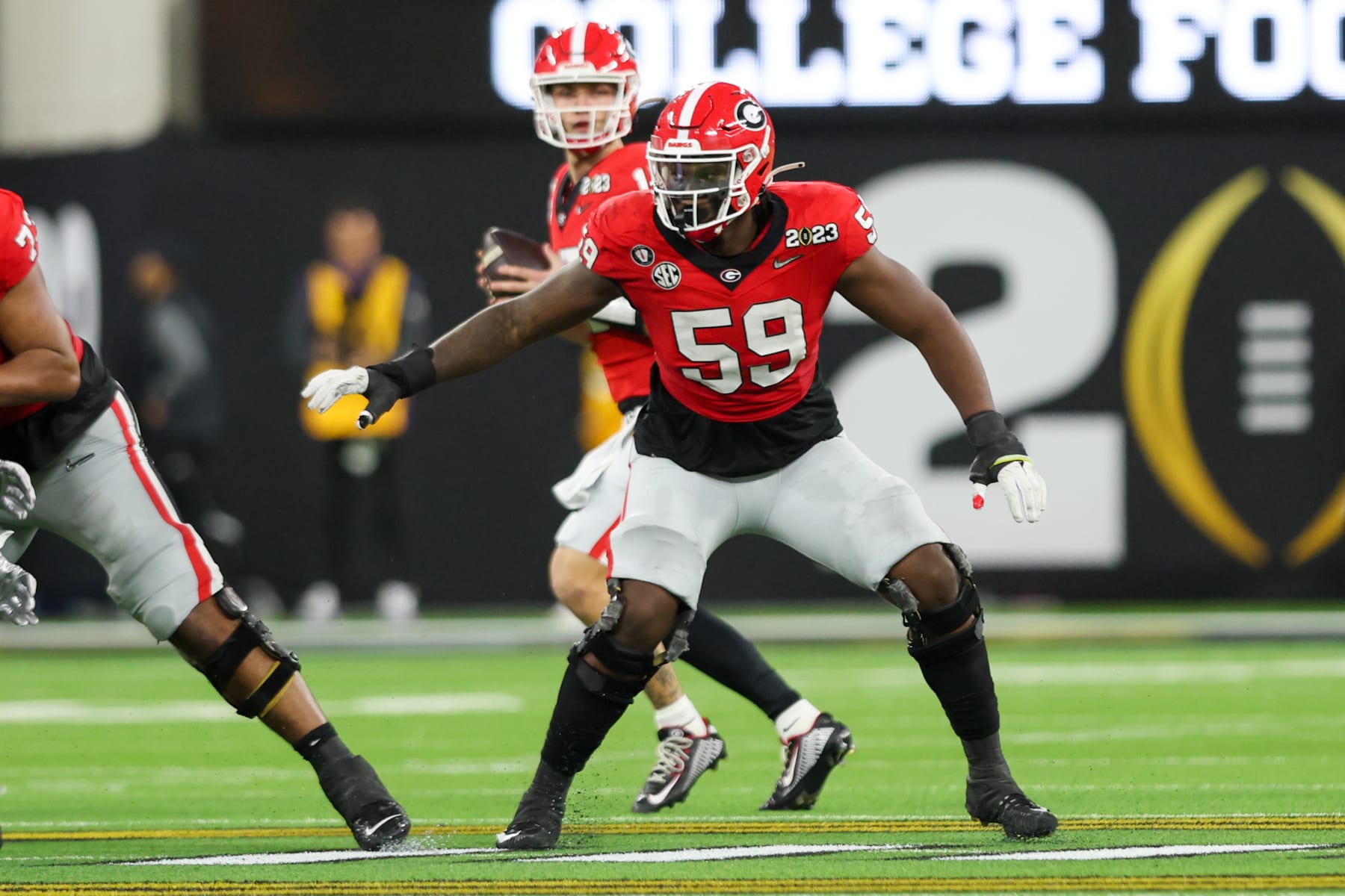 Georgia offensive tackle Broderick Jones