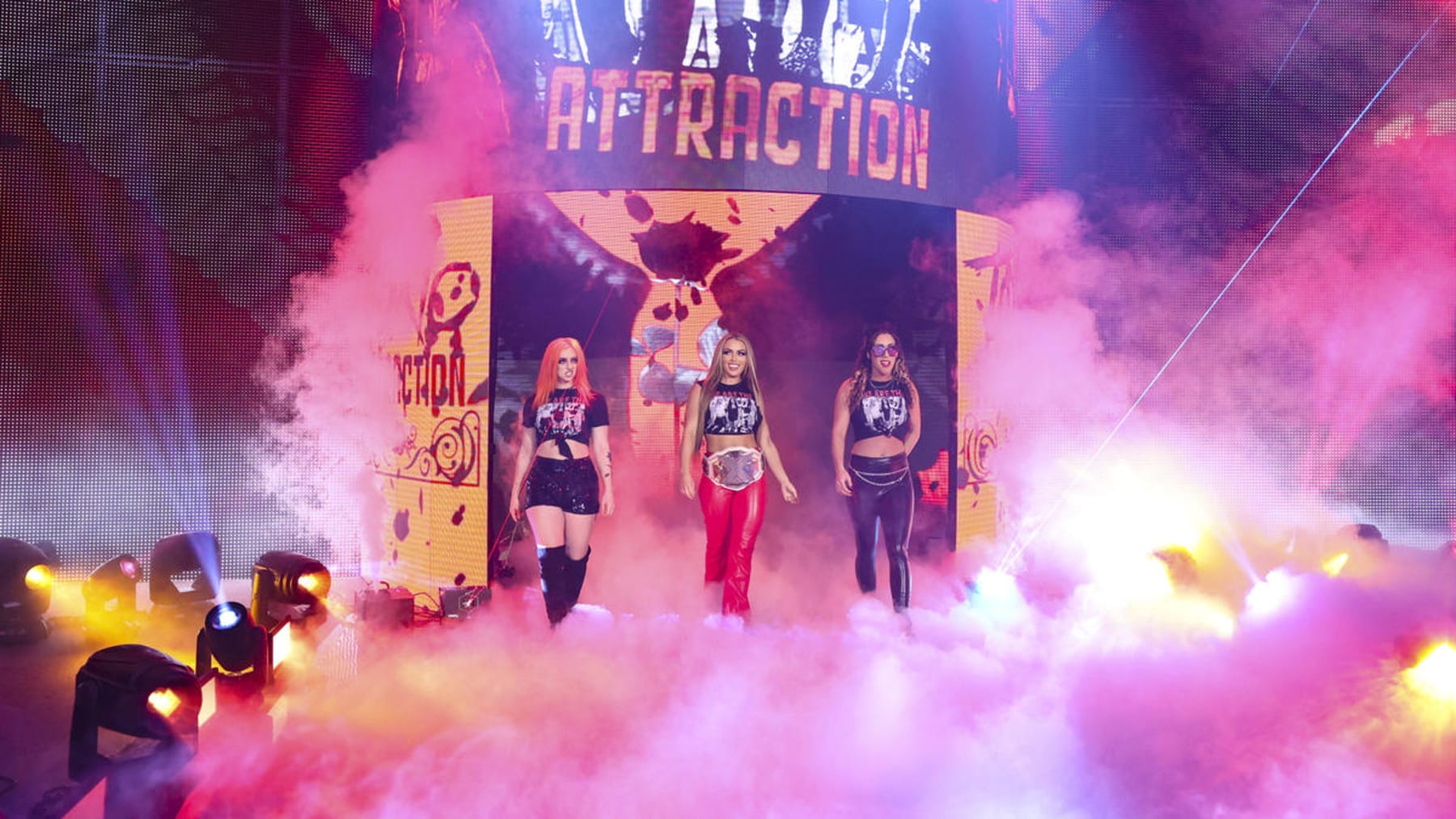Toxic Attraction would compete in a six-woman tag team match this week.