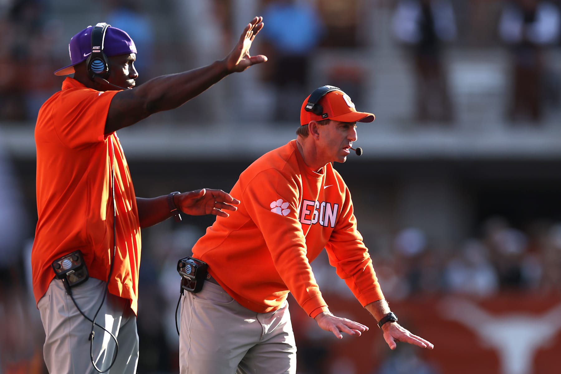  Head coach Dabo Swinney of the Clemson Tigers