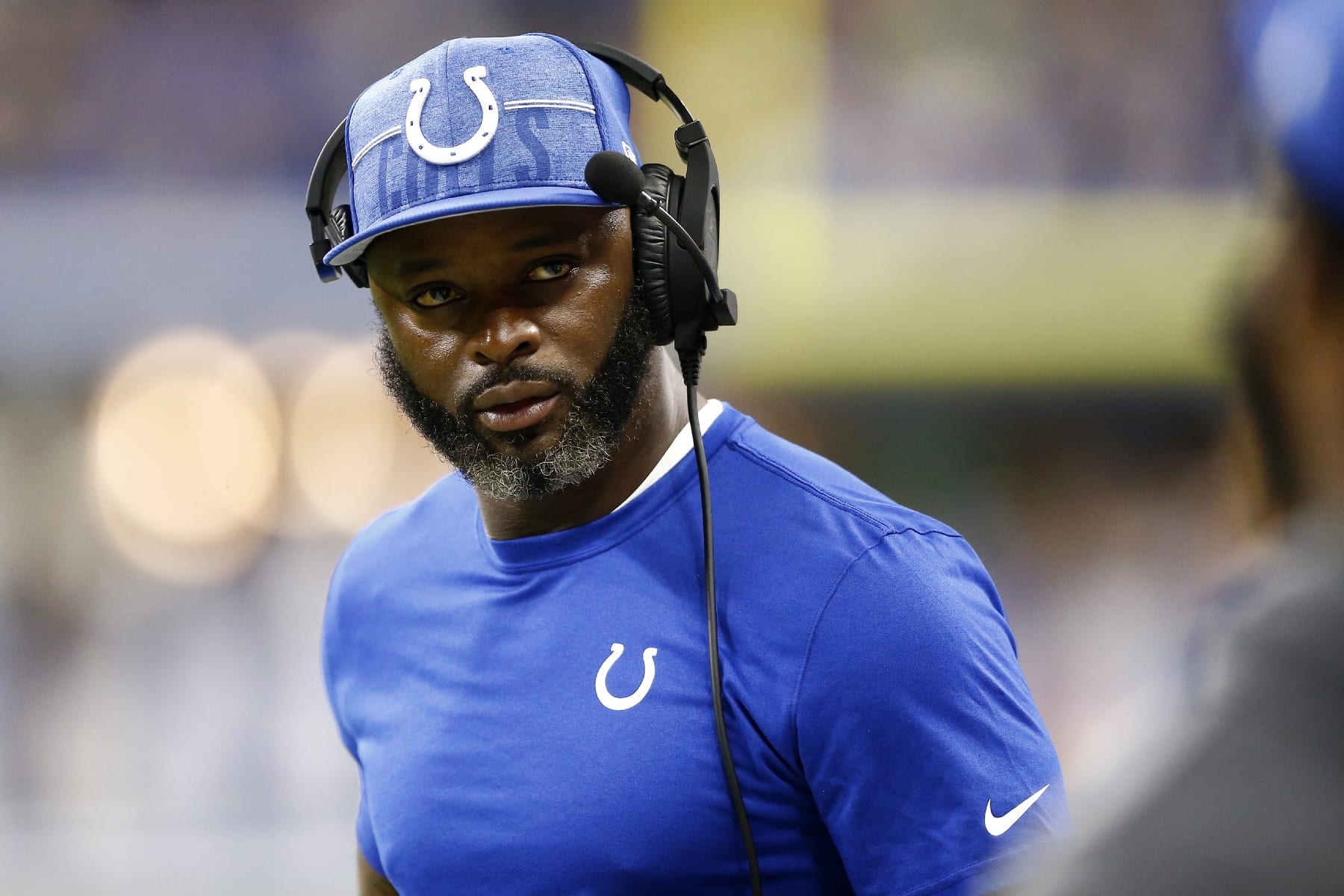 Indianapolis Colts wide receivers coach Reggie Wayne