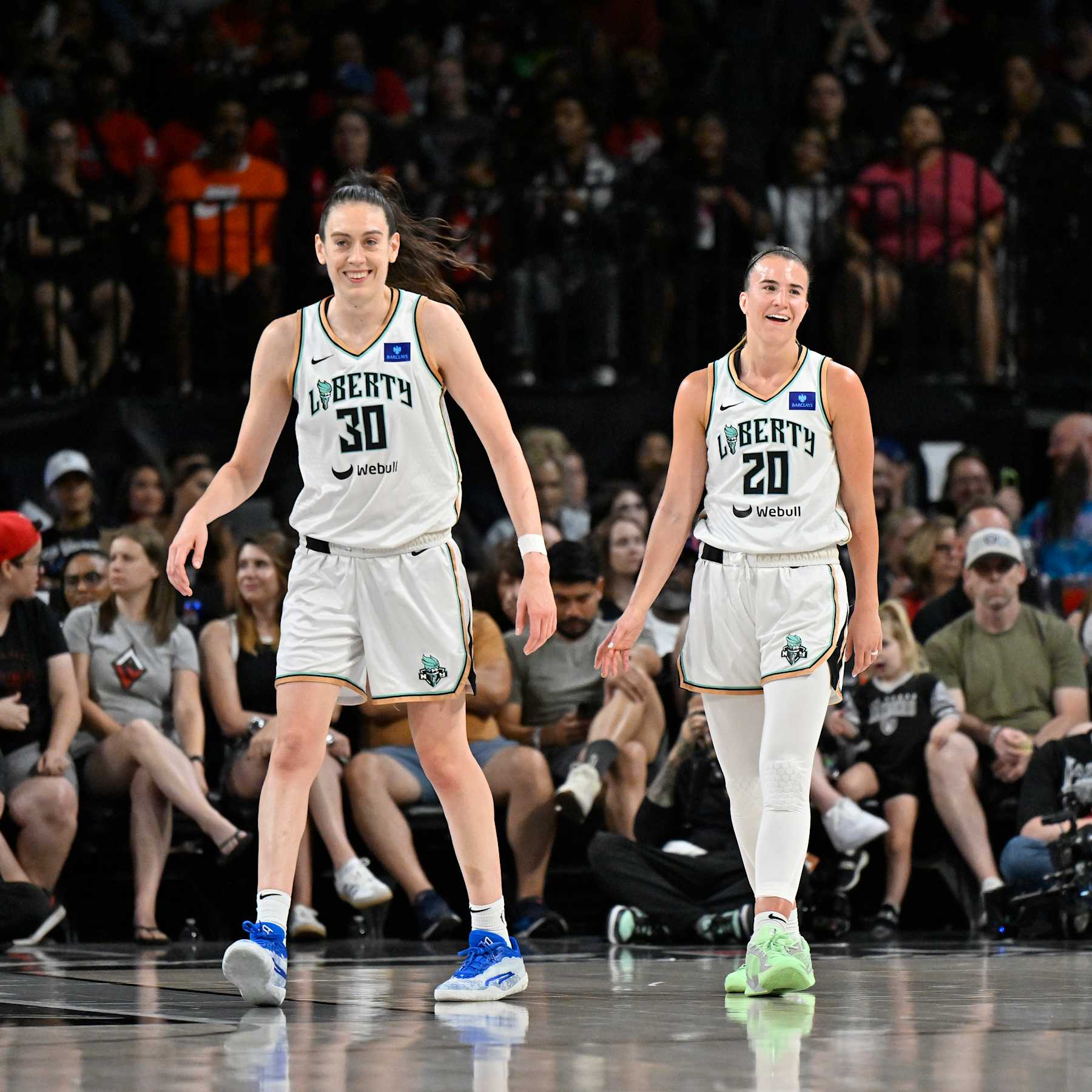Breanna Stewart and Sabrina Ionescu