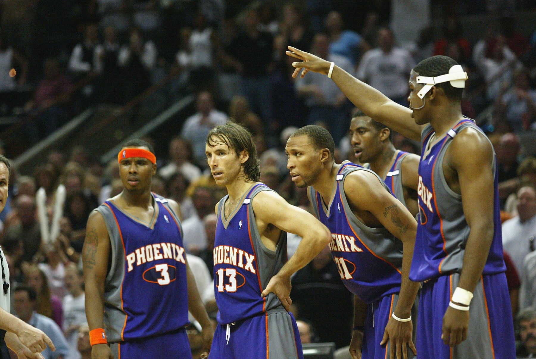 Quentin Richardson, Steve Nash, Shawn Marion, Amar'e Stoudemire and Joe Johnson
