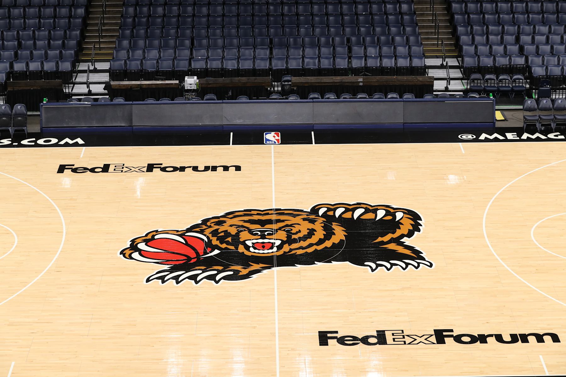 MEMPHIS, TN - NOVEMBER 18: An overall shot of the alternative court of the Vancouver and Memphis Grizzlies on November 18, 2019 at FedExForum in Memphis, Tennessee.  NOTE TO USER: User expressly acknowledges and agrees that, by downloading and or using this photograph, User is consenting to the terms and conditions of the Getty Images License Agreement. Mandatory Copyright Notice: Copyright 2019 NBAE (Photo by Joe Murphy/NBAE via Getty Images)
