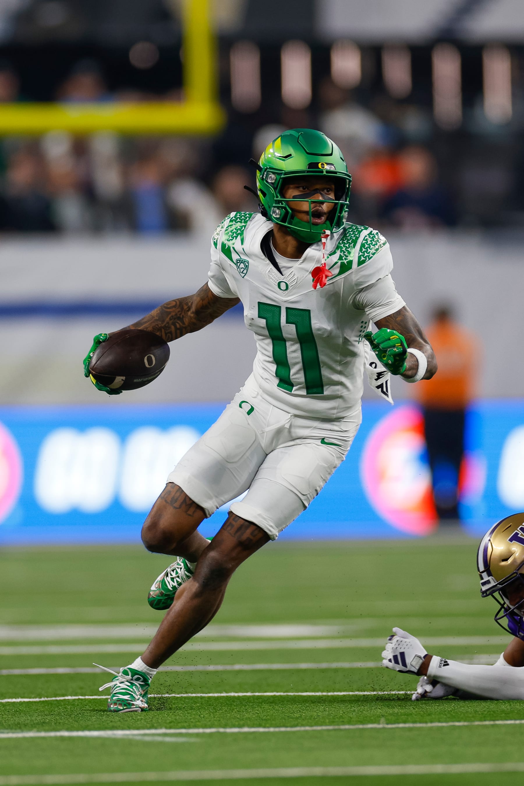 Oregon wide receiver Troy Franklin