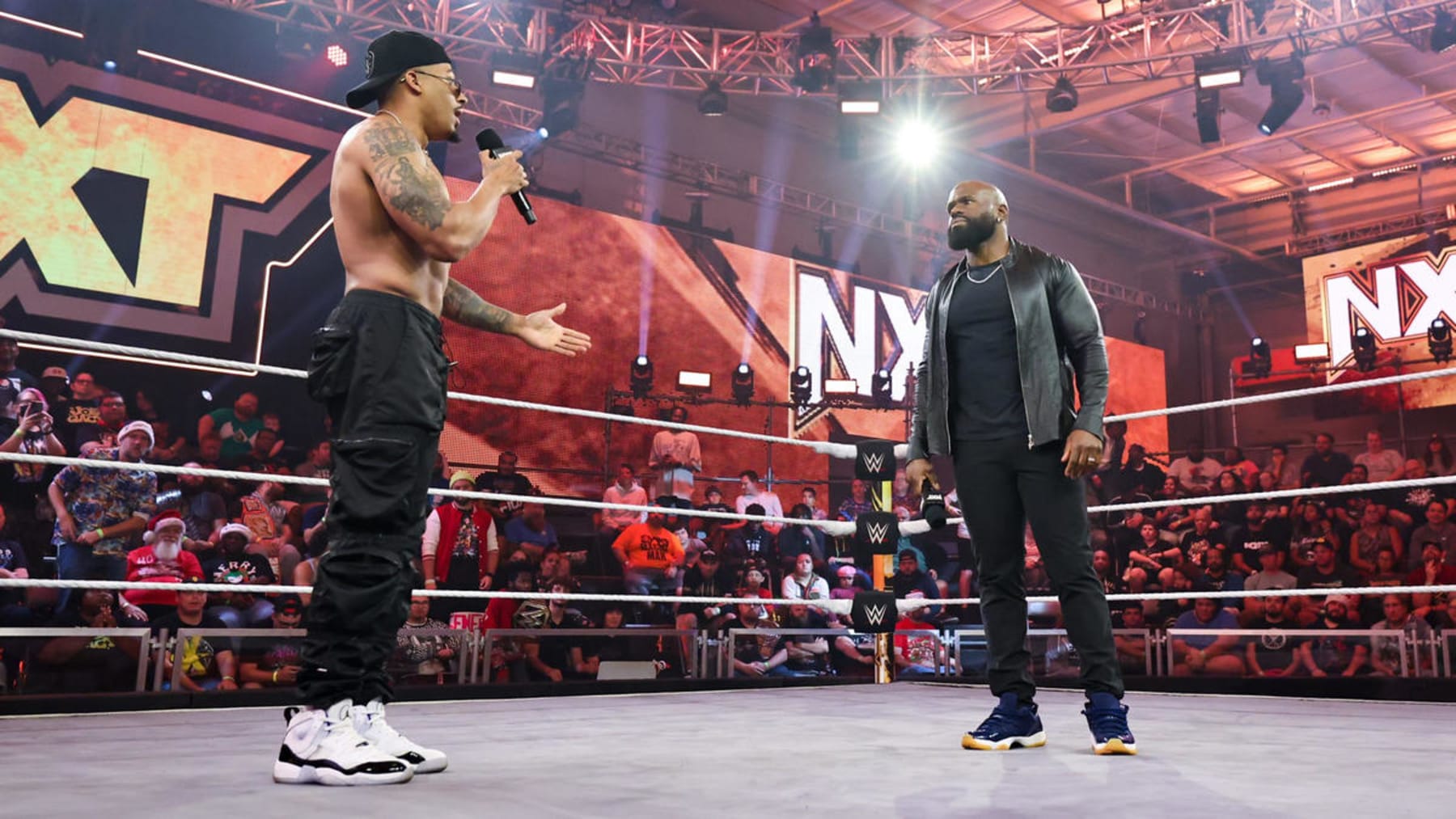 Carmelo Hayes would finally go one-on-one with Apollo Crews this week.