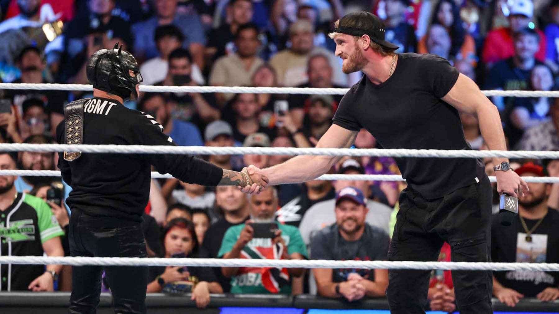Logan Paul and Rey Mysterio will weigh in for their Crown Jewel match just one day before the showdown.