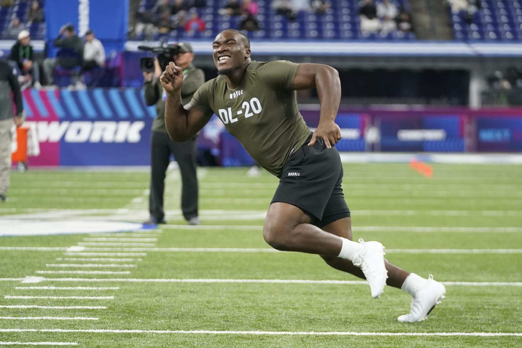 Northwestern defensive lineman Adetomiwa Adebawore