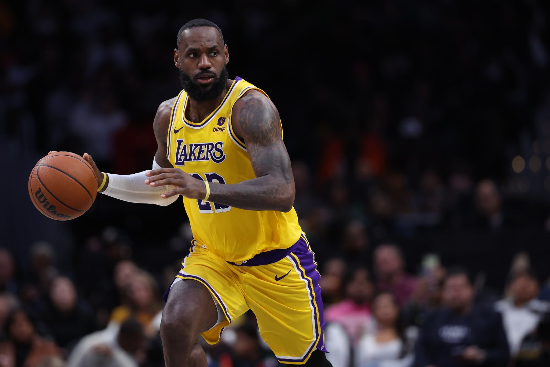 WASHINGTON, DC - APRIL 03: <<enter caption here>> during the second half at Capital One Arena on April 03, 2024 in Washington, DC. NOTE TO USER: User expressly acknowledges and agrees that, by downloading and or using this photograph, User is consenting to the terms and conditions of the Getty Images License Agreement. (Photo by Patrick Smith/Getty Images)