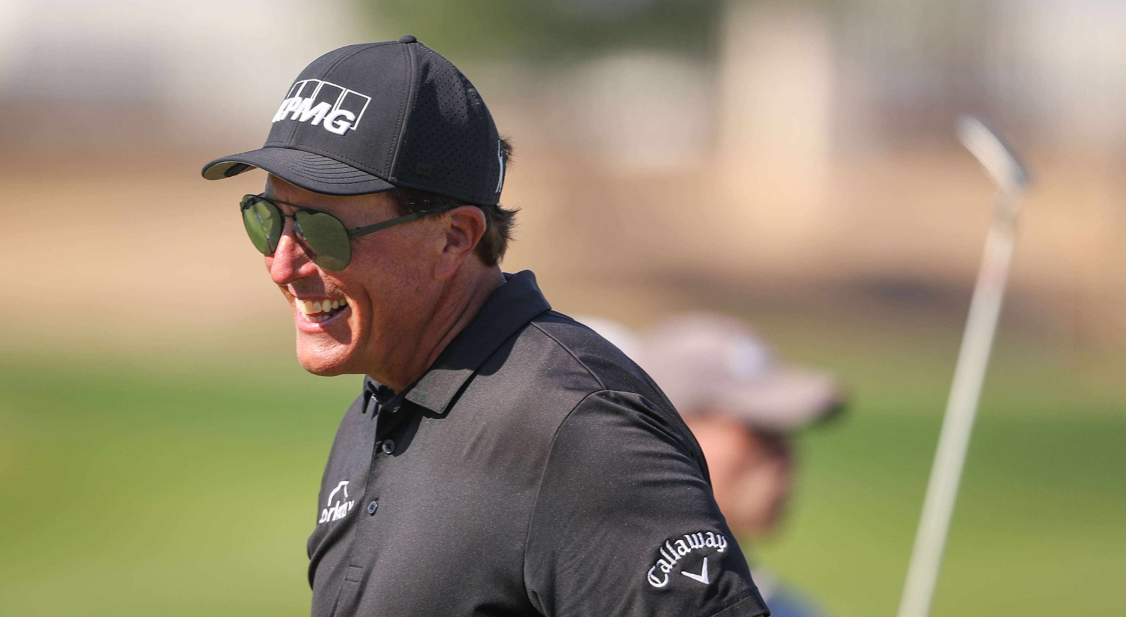 AL MUROOJ, SAUDI ARABIA - FEBRUARY 01: Phil Mickelson of The USA during a practice round prior to the PIF Saudi International at Royal Greens Golf & Country Club on February 01, 2022 in Al Murooj, Saudi Arabia. (Photo by Oisin Keniry/Getty Images)