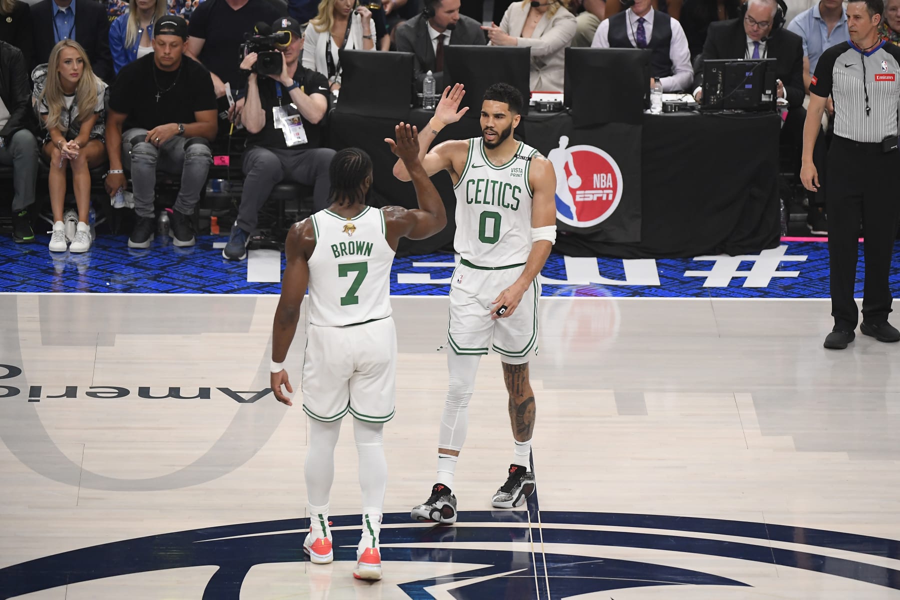 Jaylen Brown and Jayson Tatum