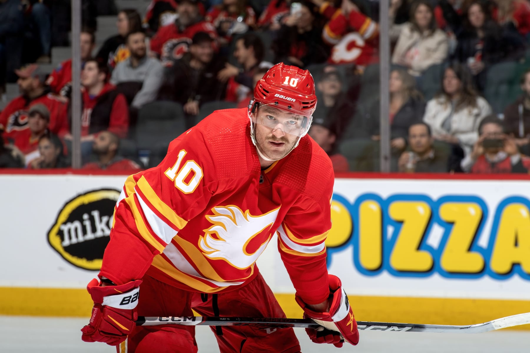Jonathan Huberdeau's tenure in Calgary has been shaky from the start.