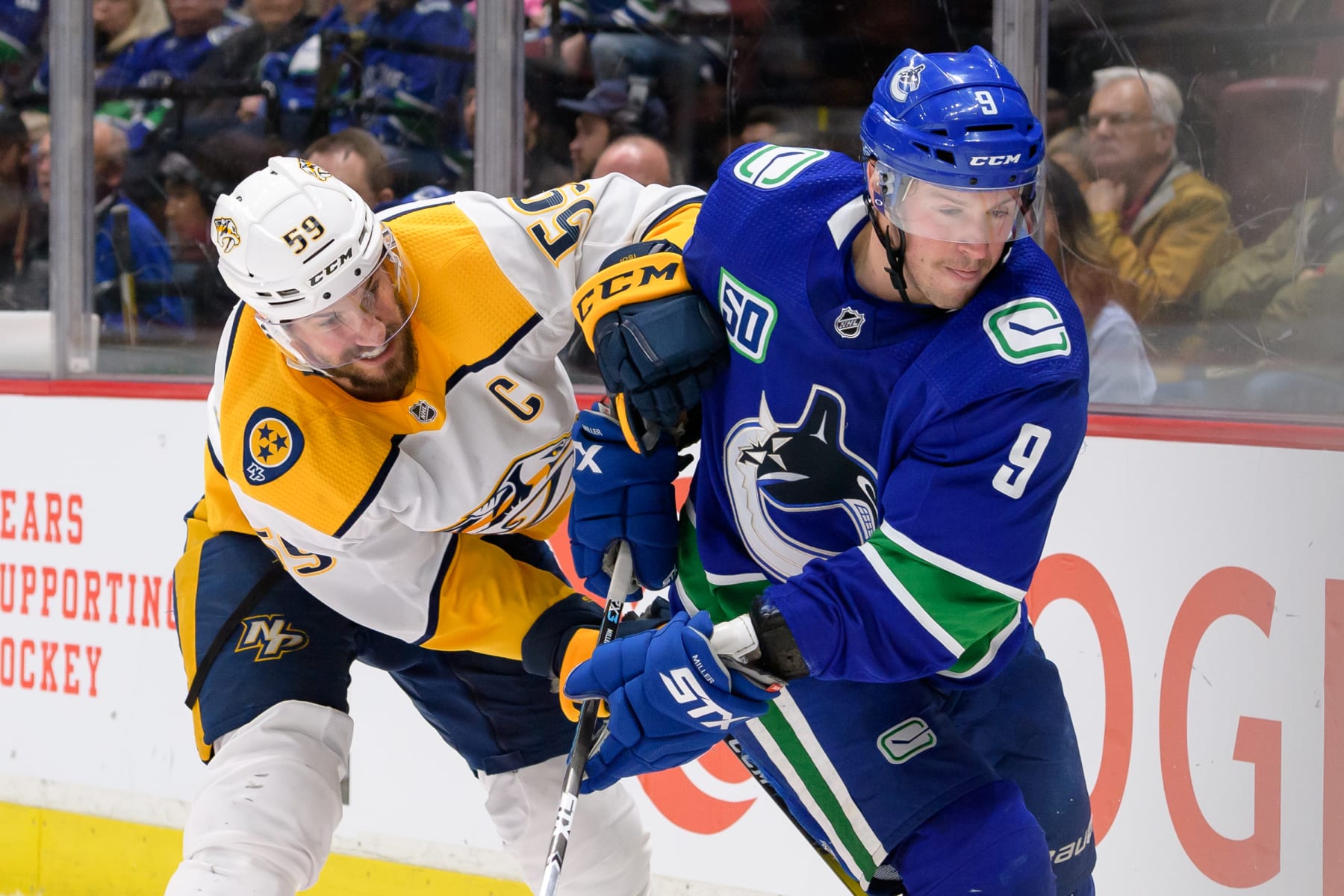 Roman Josi and J.T. Miller