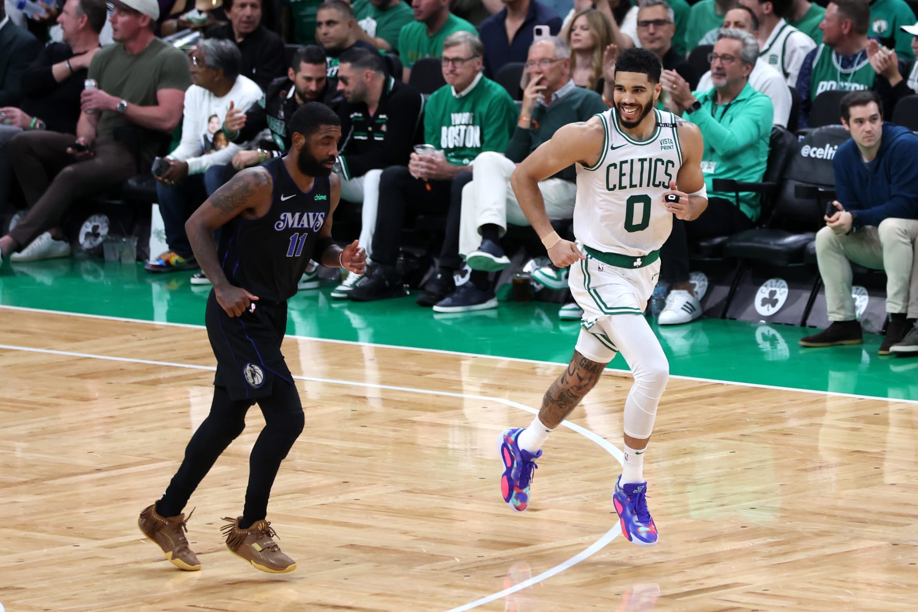 Kyrie Irving and Jayson Tatum