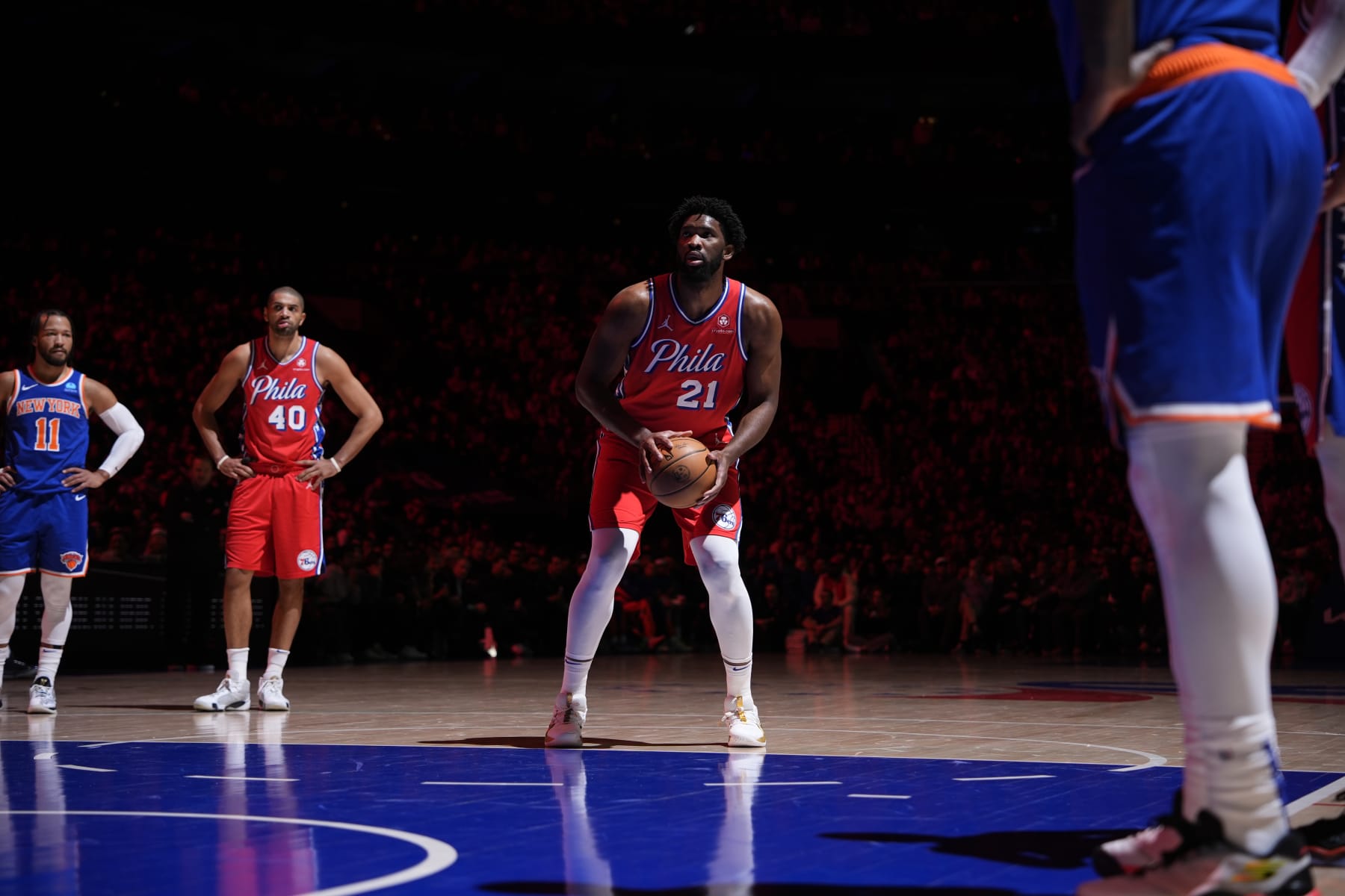 Nicolas Batum and Joel Embiid