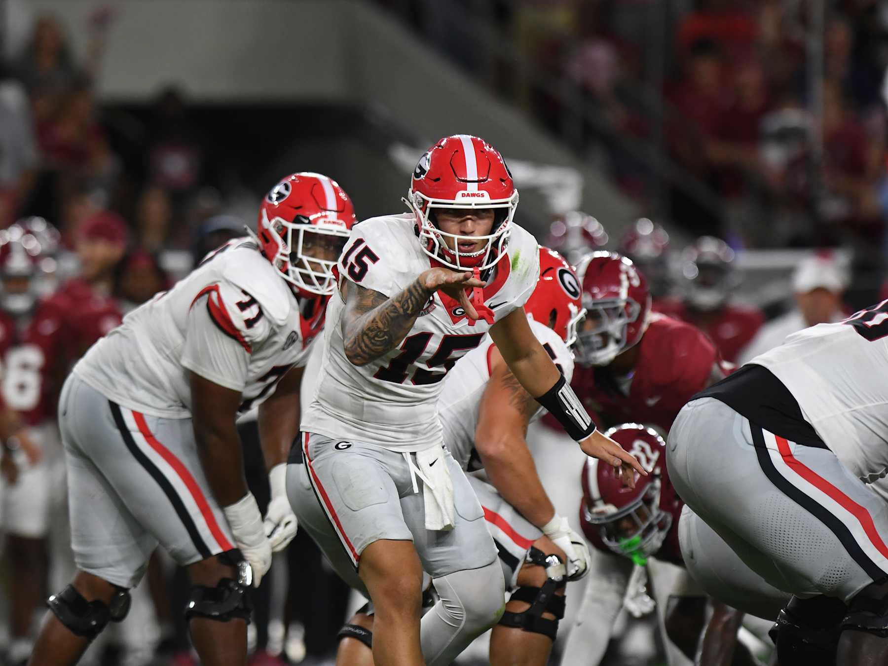 Georgia quarterback Carson Beck