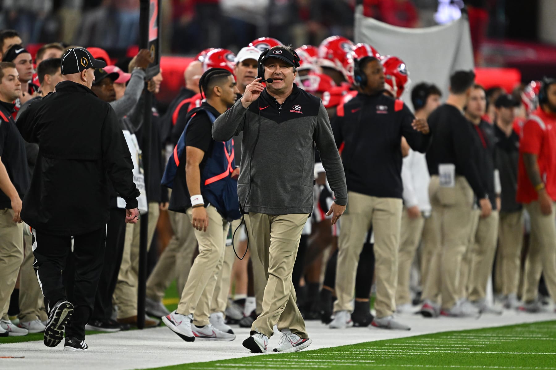 Georgia head coach Kirby Smart 