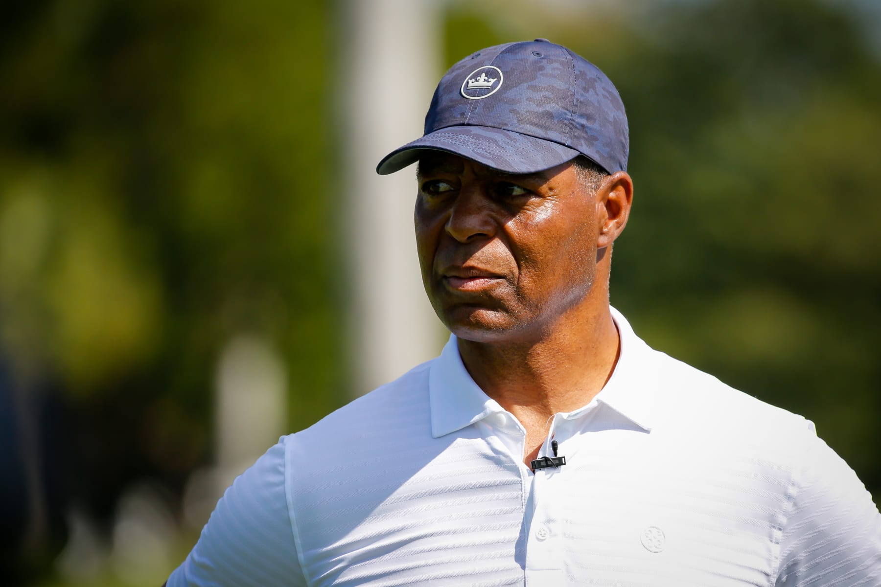 MIAMI, FLORIDA - MAY 04: Marcus Allen, former NFL player, is seen during the Big Pilot Charity Challenge at The Miami Beach Golf Club in Miami, Florida, United States on May 04, 2022. (Photo by Eva Marie Uzcategui Trinkl/Anadolu Agency via Getty Images)