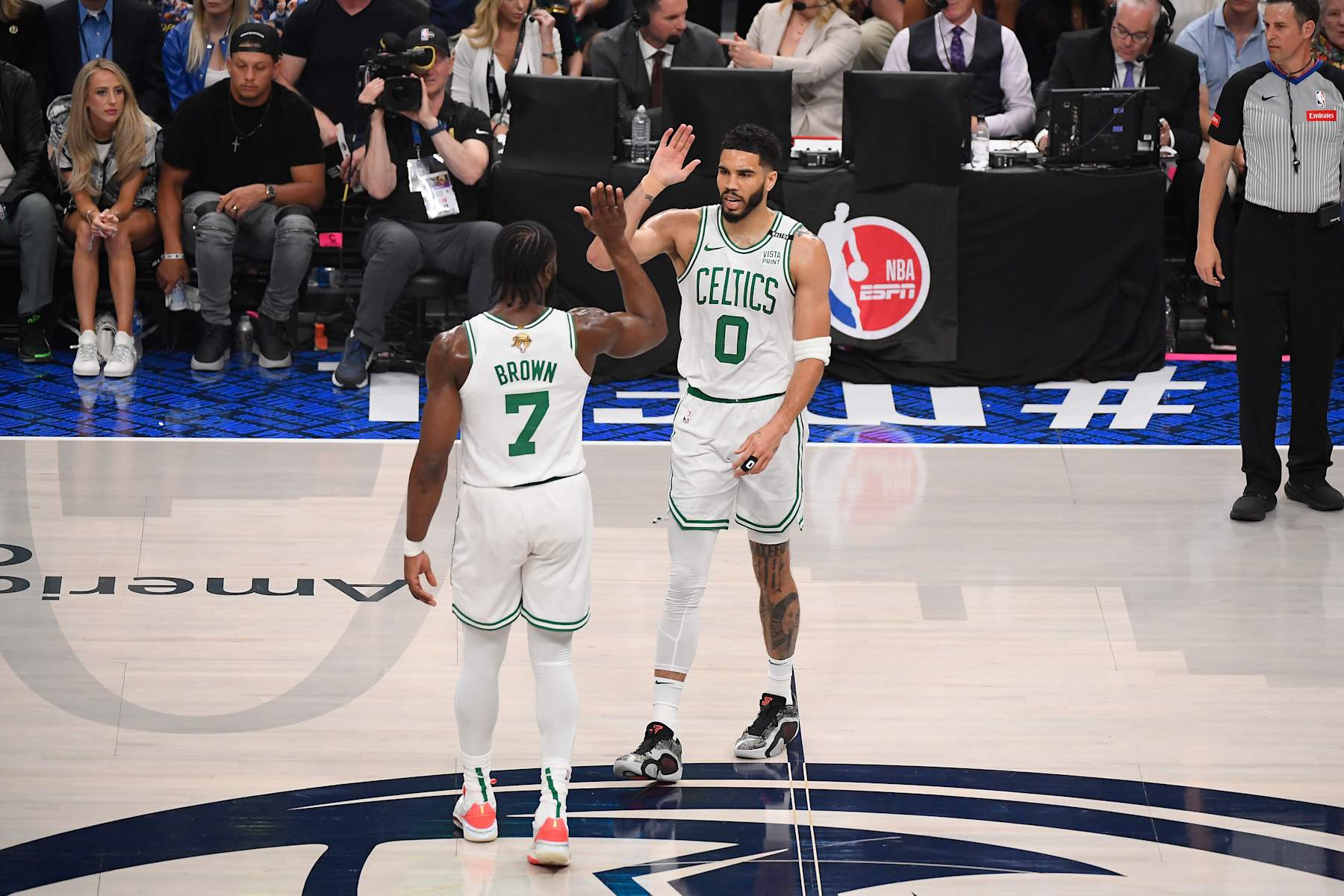 Jaylen Brown and Jayson Tatum