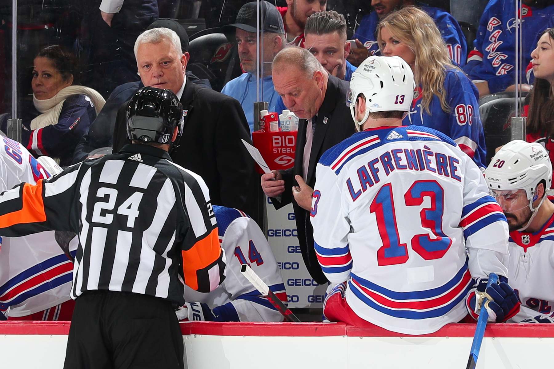 Gerard Gallant and Alexis Lafreniere.