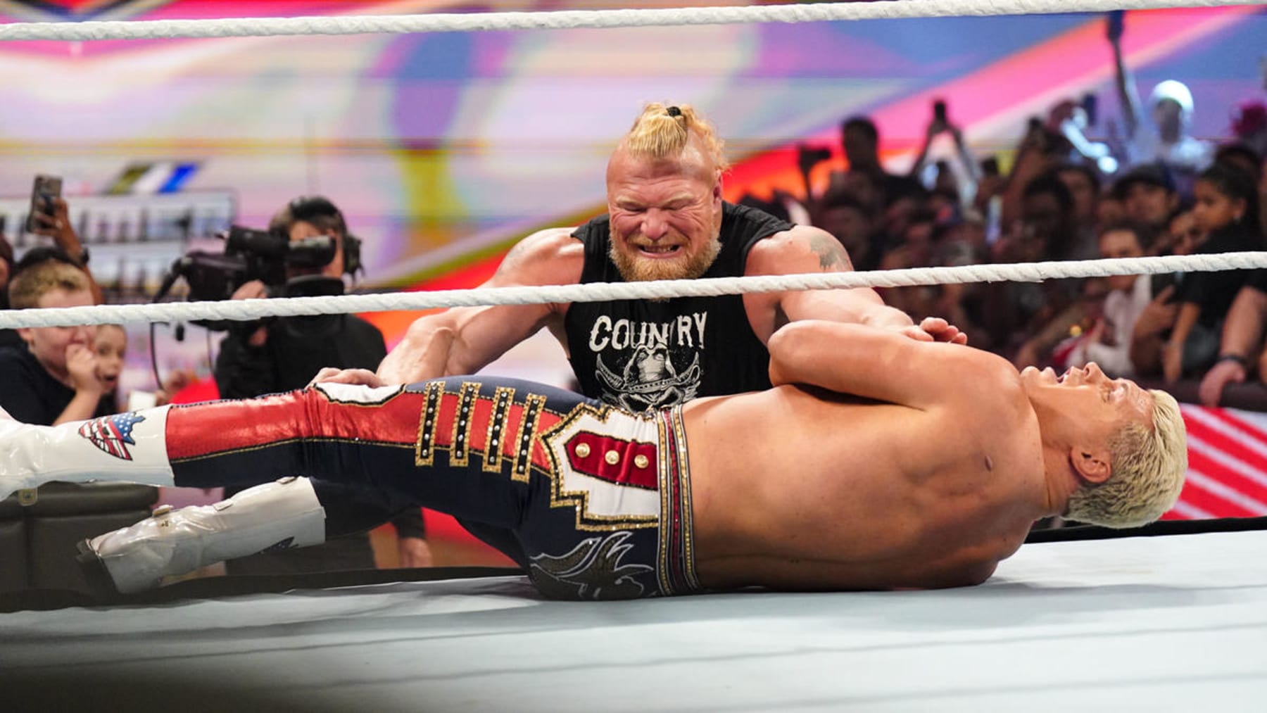 Brock Lesnar and Cody Rhodes brawled once again ahead of SummerSlam, though they still are set for a regular match at the big show.