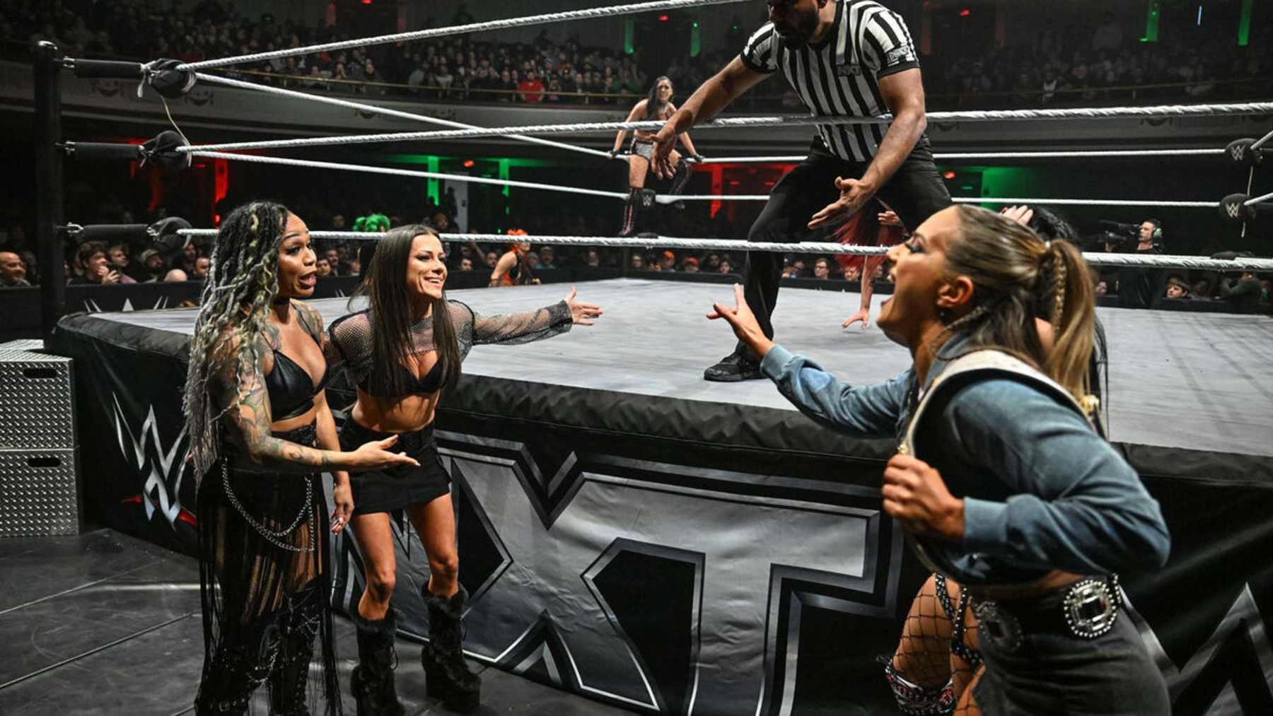 Kayden Carter and Katana Chance return to NXT for an exciting triple threat tag team match, hoping to make a statement to Fatal Influence and the rest of the NXT women's division.