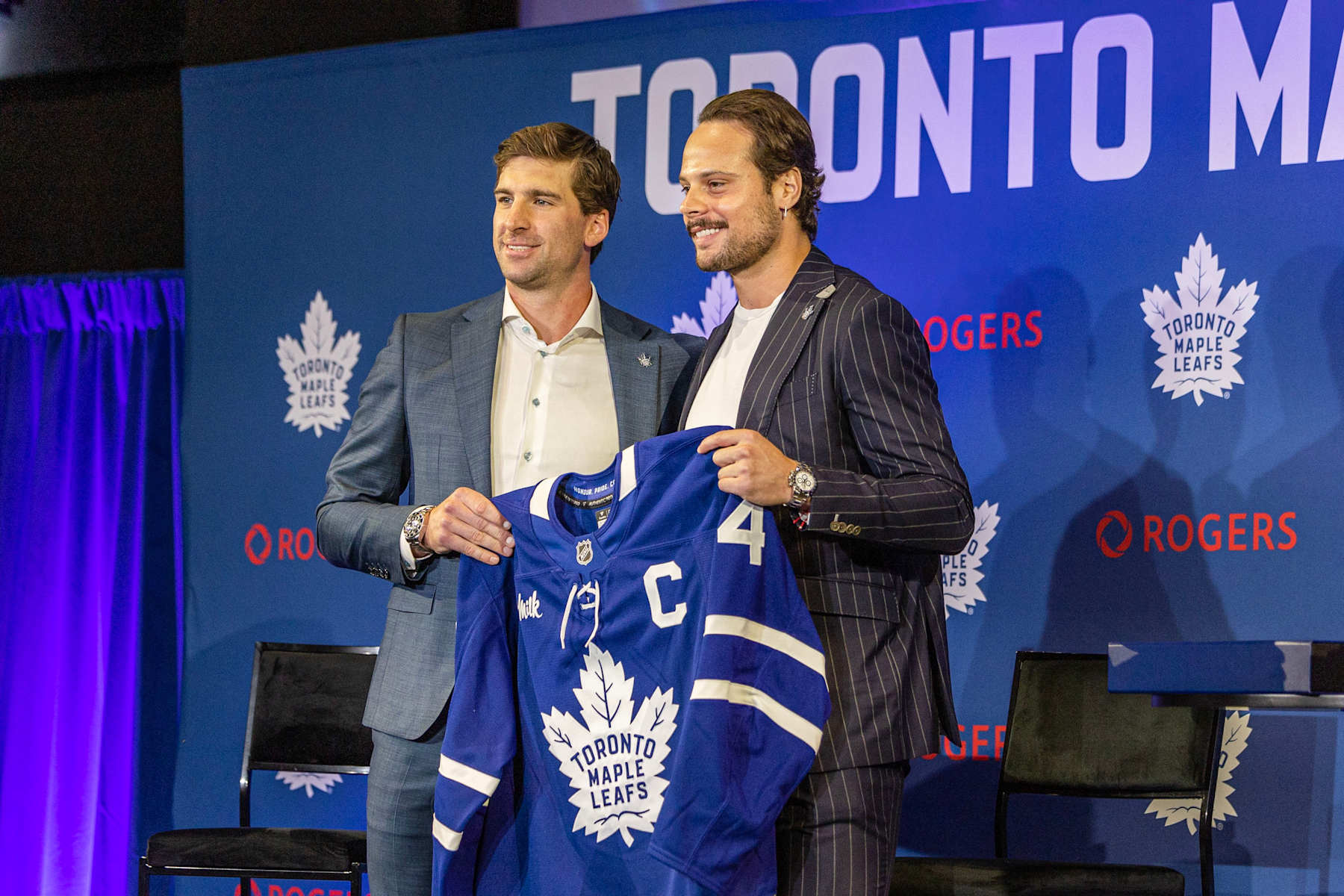 John Tavares and Auston Matthews.