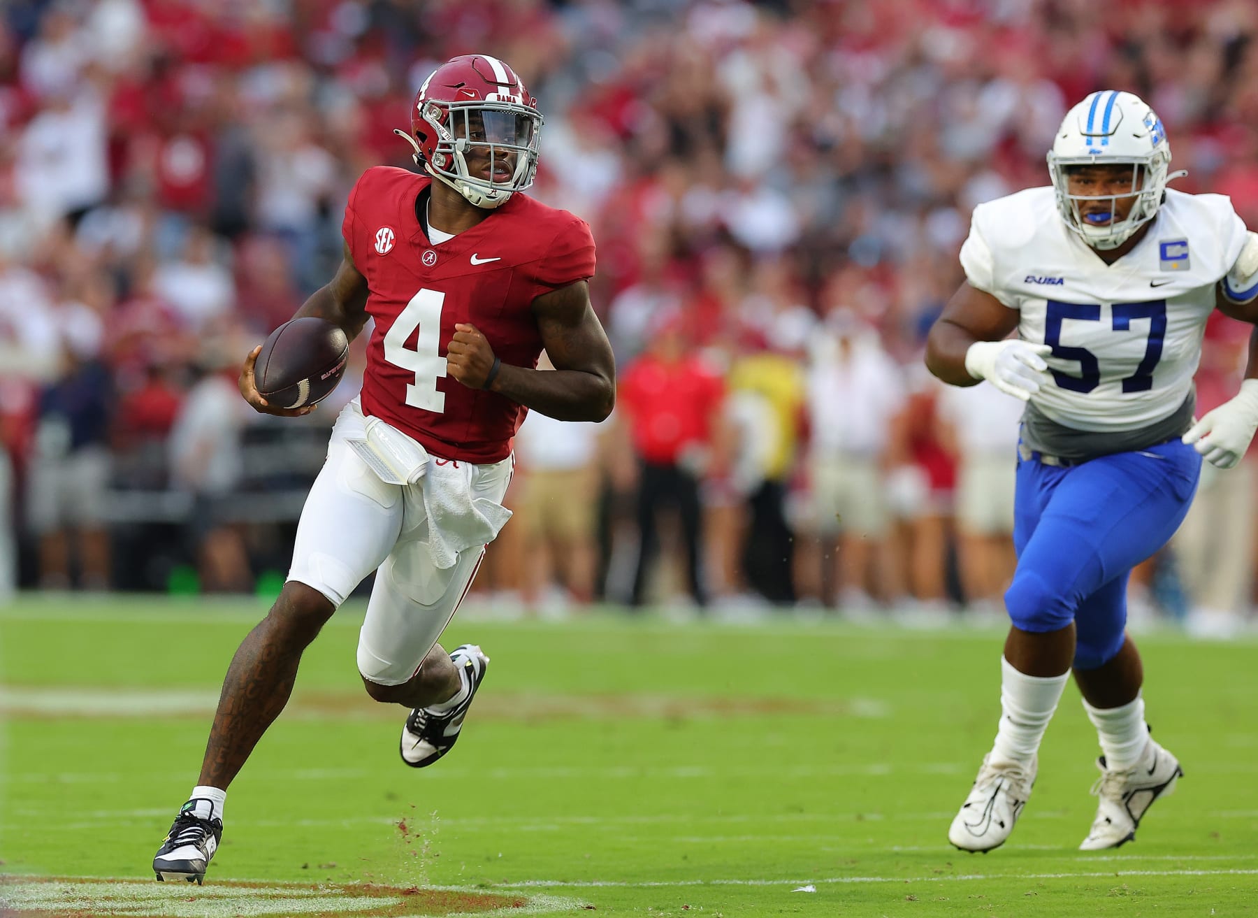 Alabama QB Jalen Milroe