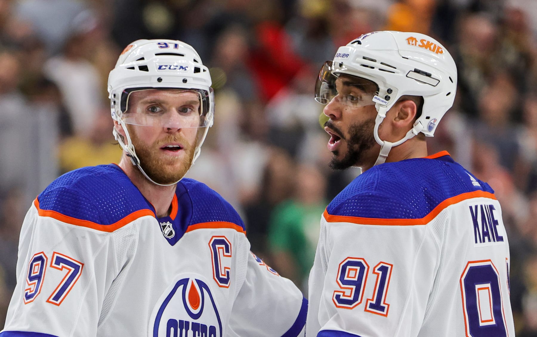 Connor McDavid and Evander Kane.