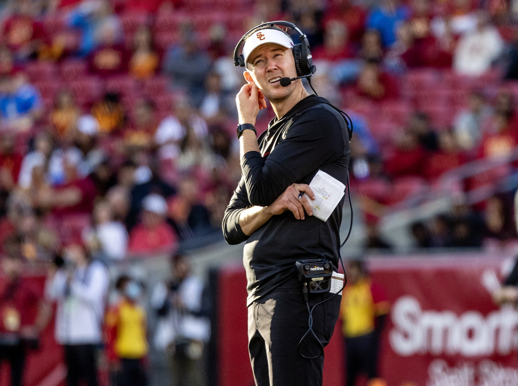 USC Trojans head coach Lincoln Riley