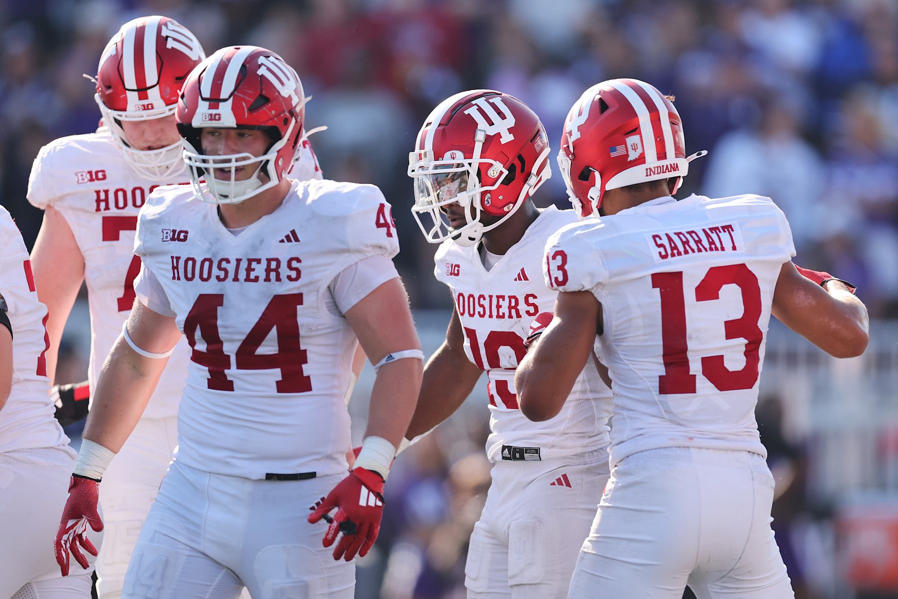 Miles Cross #19 of the Indiana Hoosiers