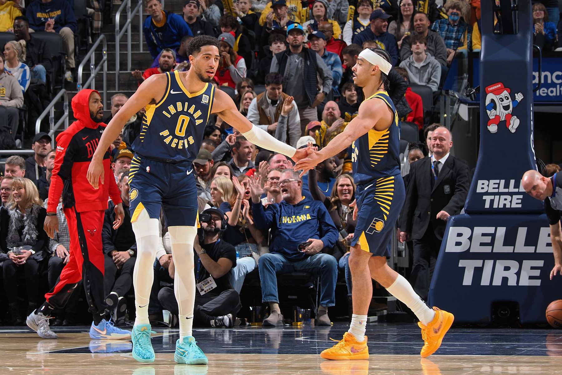 Tyrese Haliburton and Andrew Nembhard