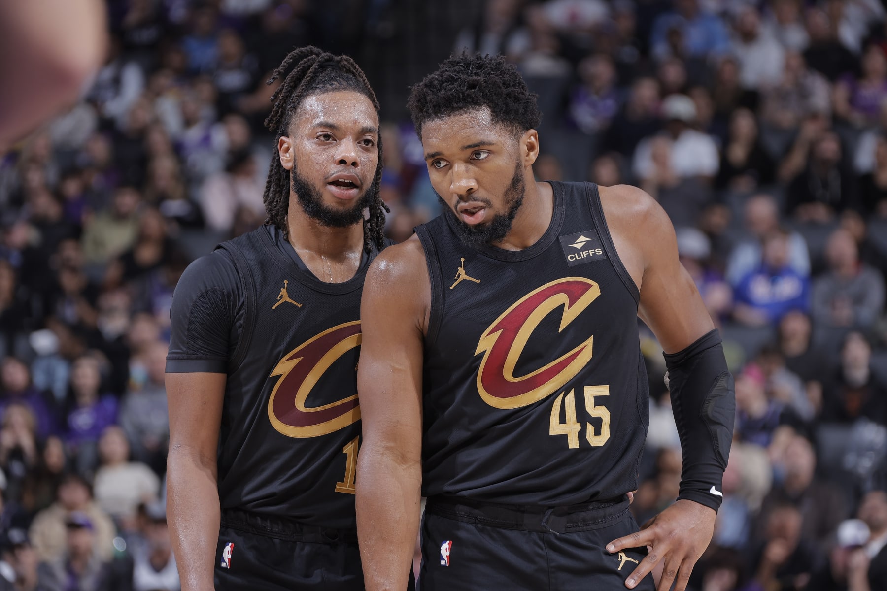 Darius Garland and Donovan Mitchell