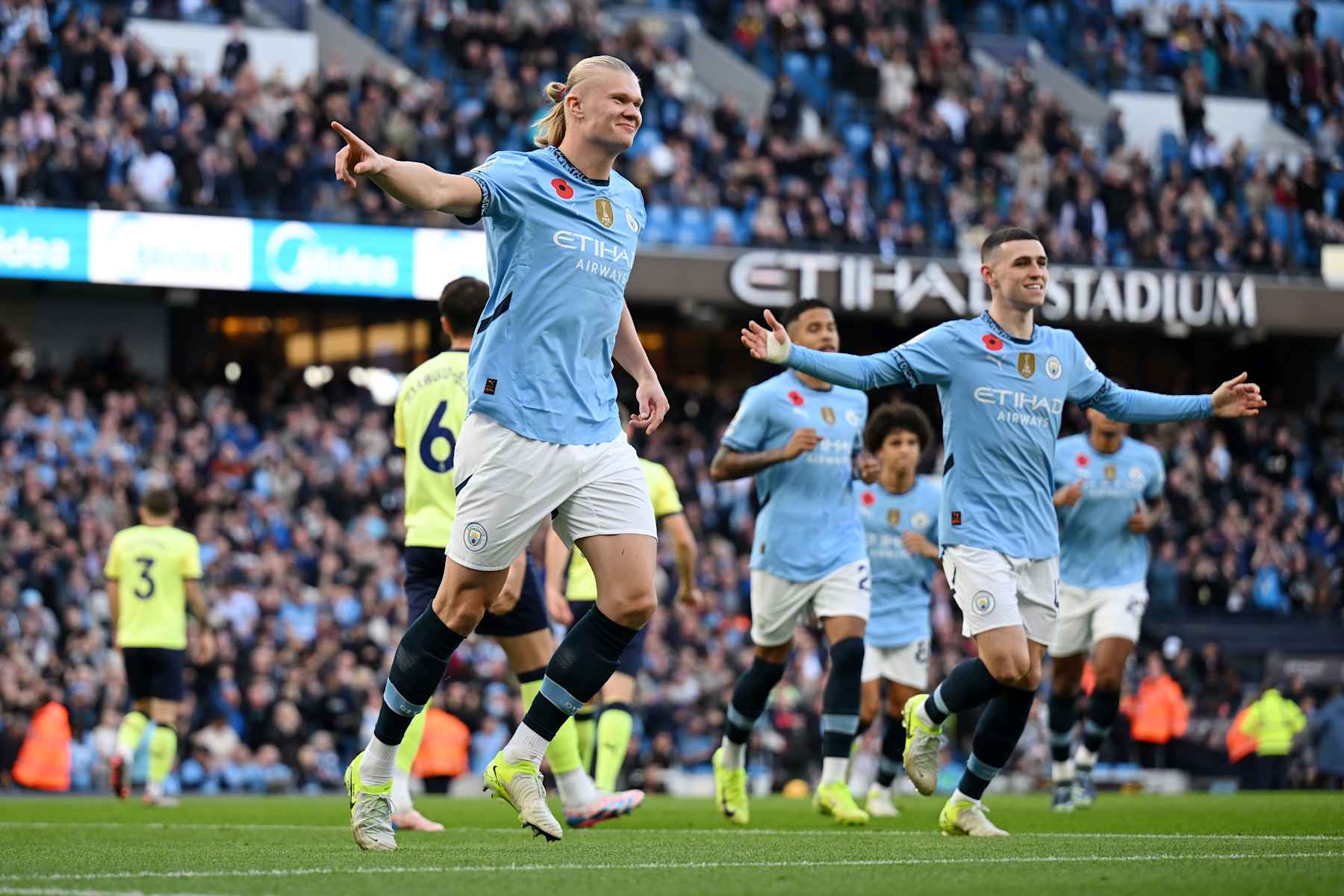Erling Haaland and Phil Foden.