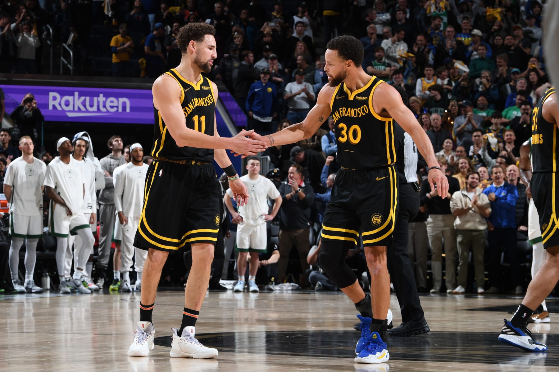 Klay Thompson and Stephen Curry