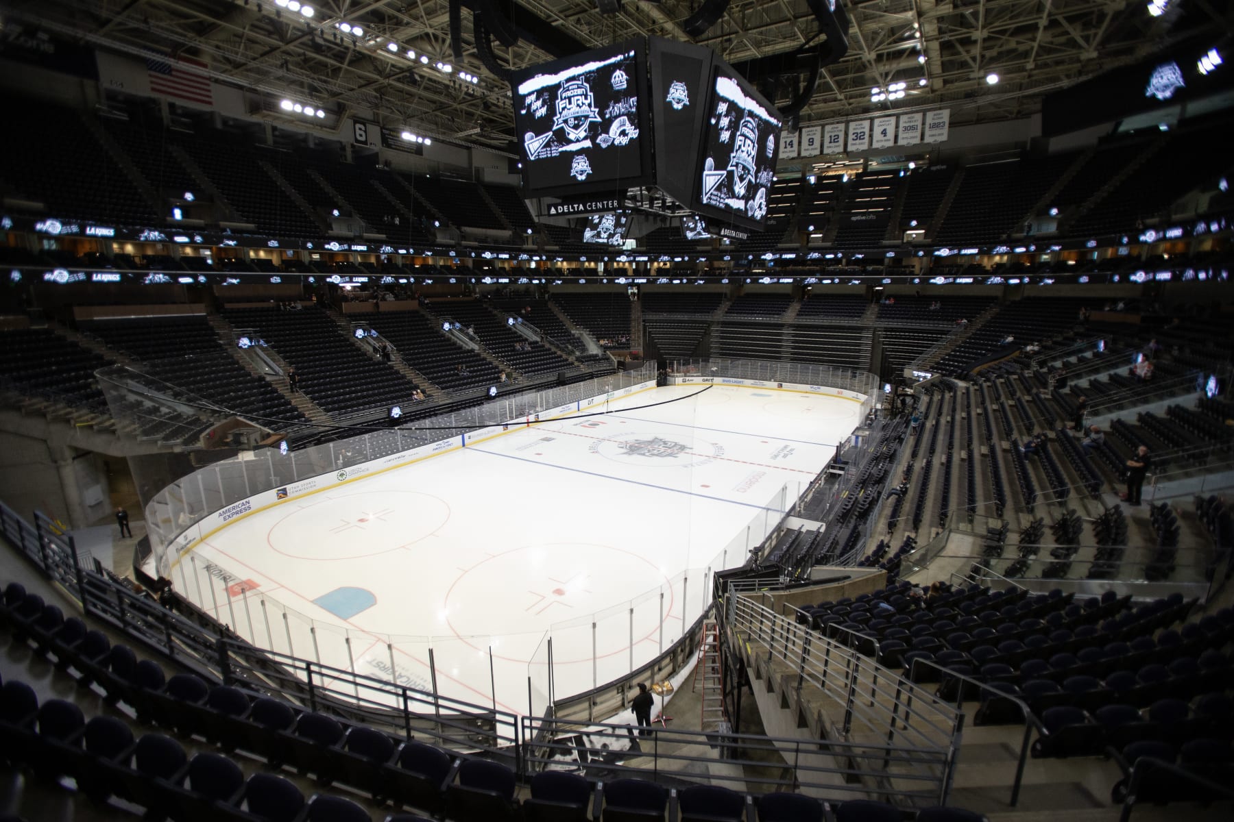 The Delta Center in Salt Lake City, Utah could be hosting NHL games soon.