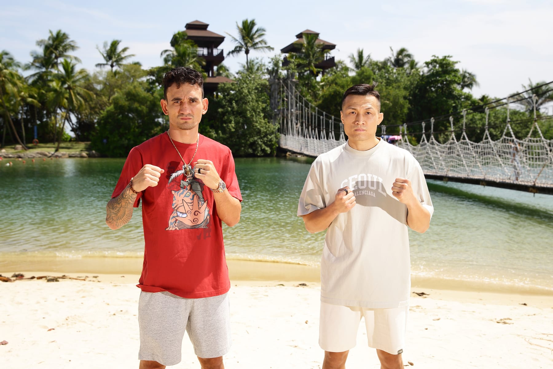 Max Holloway and Chan Sung Jung will fight in UFC's main event this weekend.