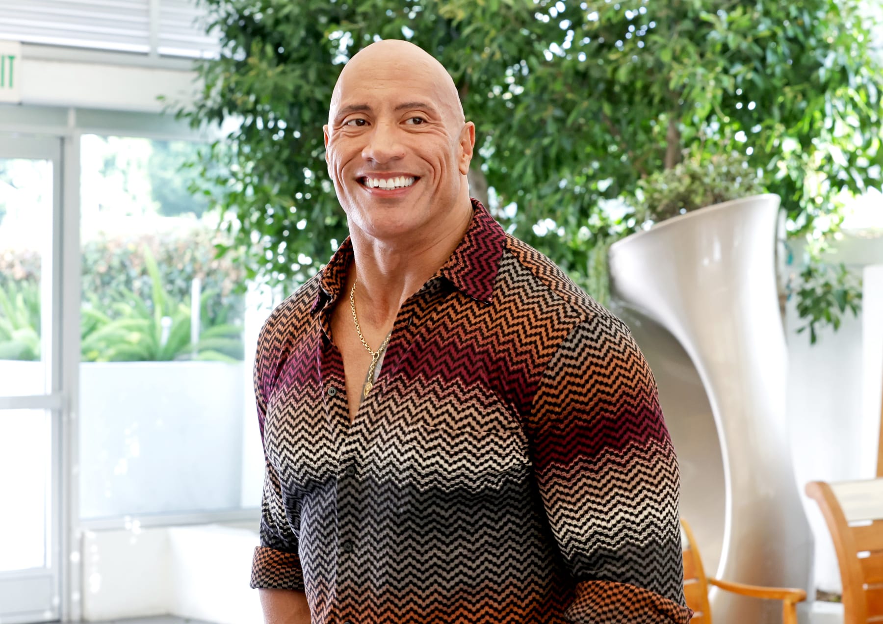 LOS ANGELES, CALIFORNIA - OCTOBER 06: Dwayne Johnson attends the Warner Bros. "Black Adam" Photo Call at SLS Hotel, a Luxury Collection Hotel, Beverly Hills on October 06, 2022 in Los Angeles, California. (Photo by Frazer Harrison/Getty Images)