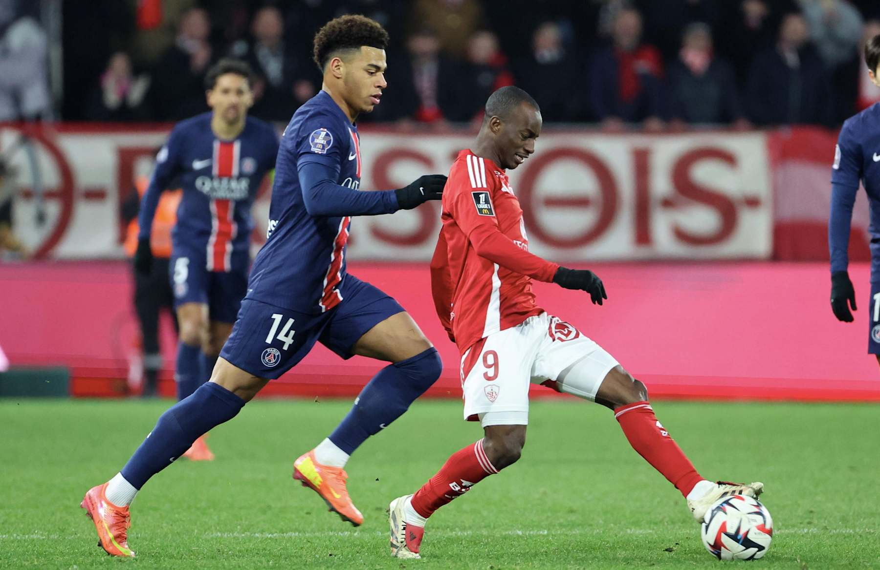 Kamory Doumbia and Desiré Doué.