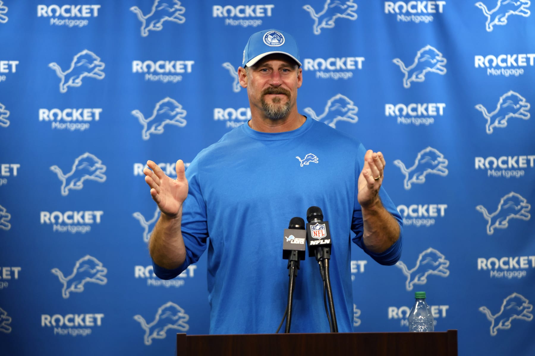 Detroit Lions head coach Dan Campbell