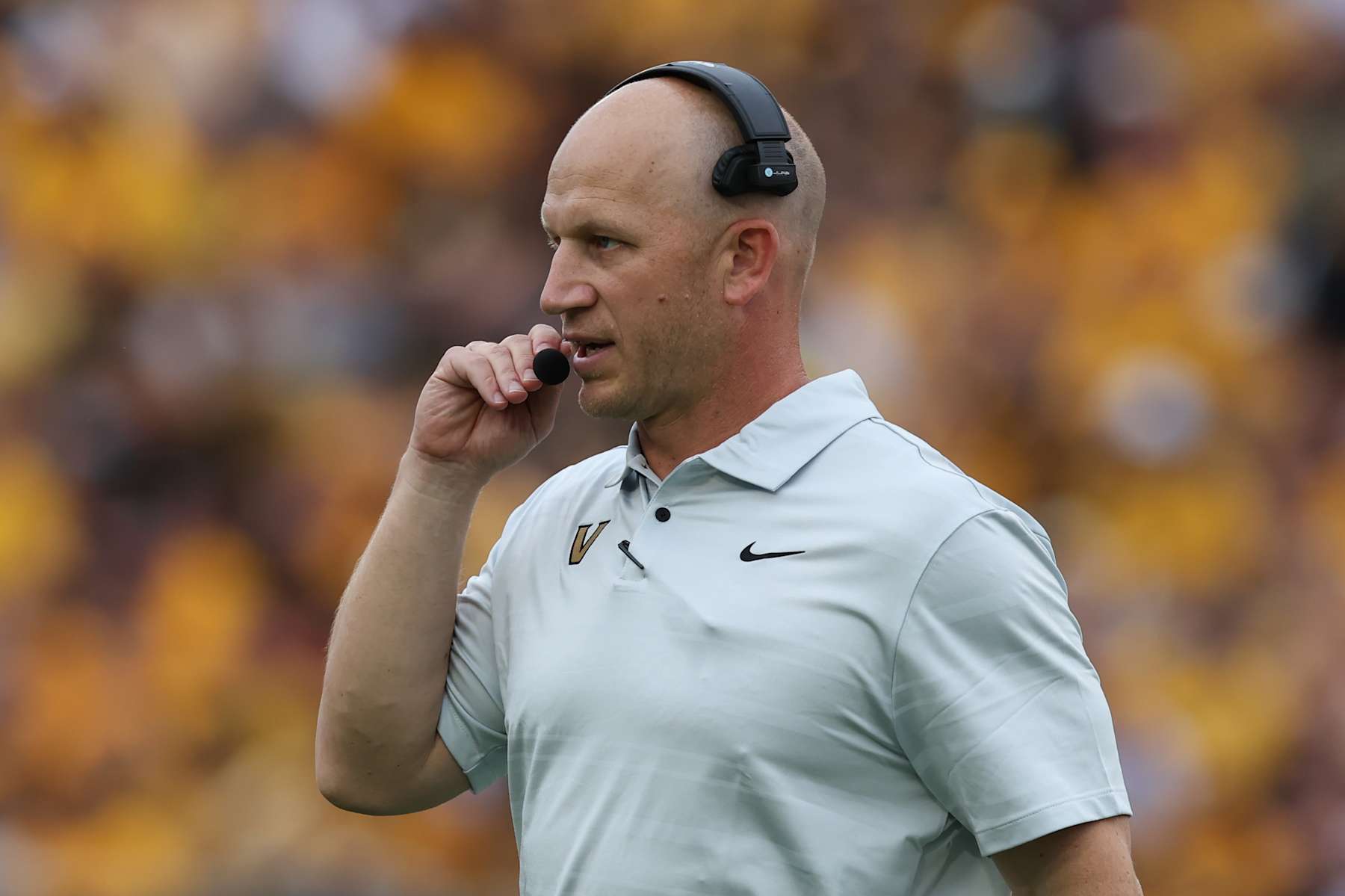 Vanderbilt Commodores head coach Clark Lea