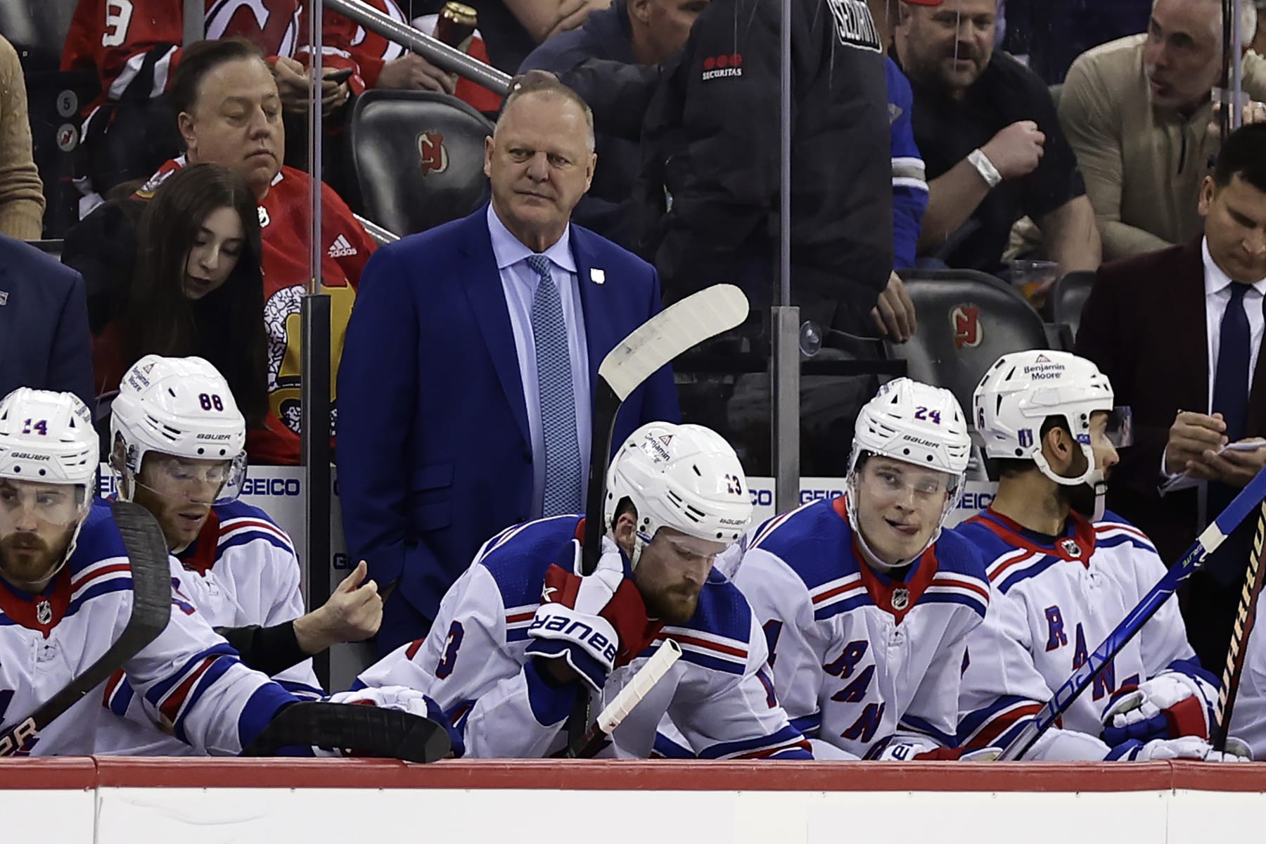 Gerard Gallant was fired after two seasons with the Rangers.