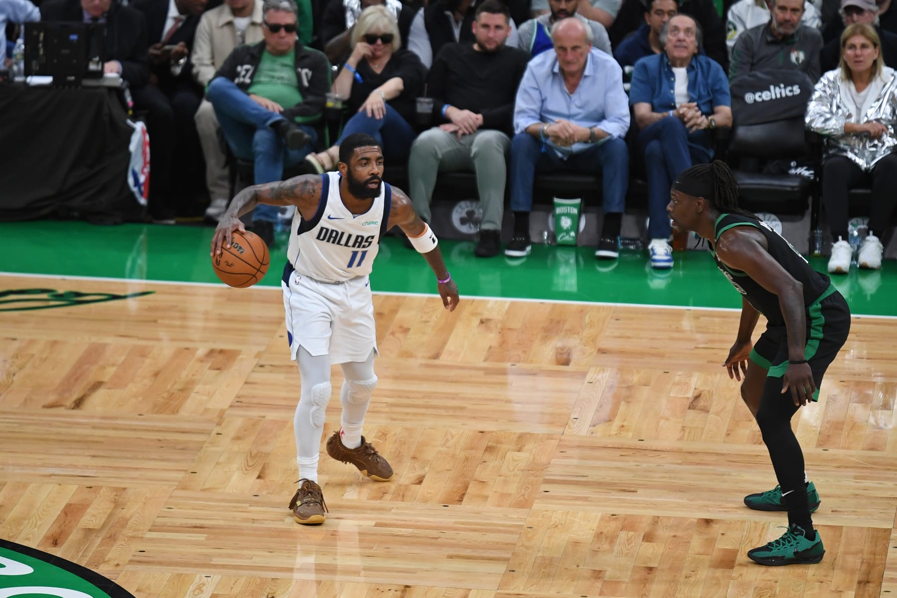 Kyrie Irving and Jrue Holiday