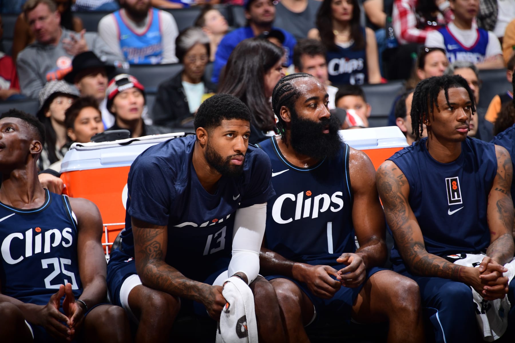 Paul George and James Harden