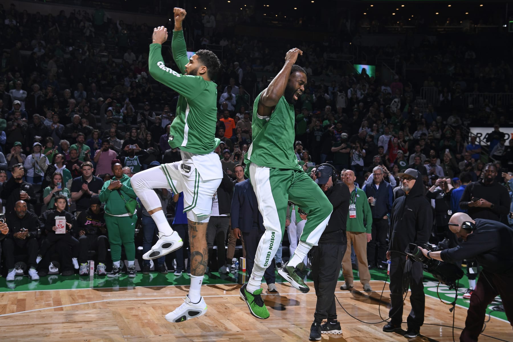 Jason Tatum and Jaylen Brown