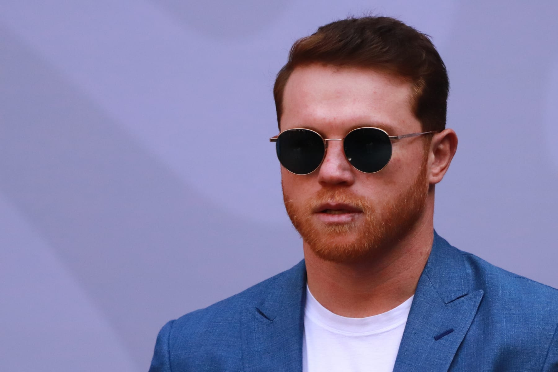 December 19, 2023 in Mexico City, Mexico: World boxing champion, Saul Alvarez, known as Canelo Alvarez during the Award ceremony for the  2023 National Sports Award and Encouragement to the Delegations at the Pan American and Parapan American Games in Santiago, Chile 2023, in the central courtyard of the National Palace. on December 19, 2023 in Mexico City, Mexico. (Photo by Carlos Santiago/ Eyepix Group) (Photo credit should read Carlos Santiago / Eyepix Group/Future Publishing via Getty Images)
