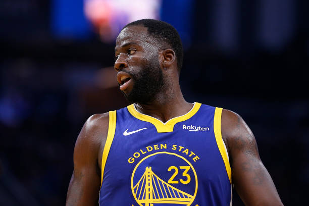 SAN FRANCISCO, CALIFORNIA - DECEMBER 09: Draymond Green #23 of the Golden State Warriors looks on in the second half against the Memphis Grizzlies at Chase Center on December 09, 2019 in San Francisco, California. NOTE TO USER: User expressly acknowledges and agrees that, by downloading and/or using this photograph, user is consenting to the terms and conditions of the Getty Images License Agreement. NOTE TO USER: User expressly acknowledges and agrees that, by downloading and/or using this photograph, user is consenting to the terms and conditions of the Getty Images License Agreement. (Photo by Lachlan Cunningham/Getty Images)