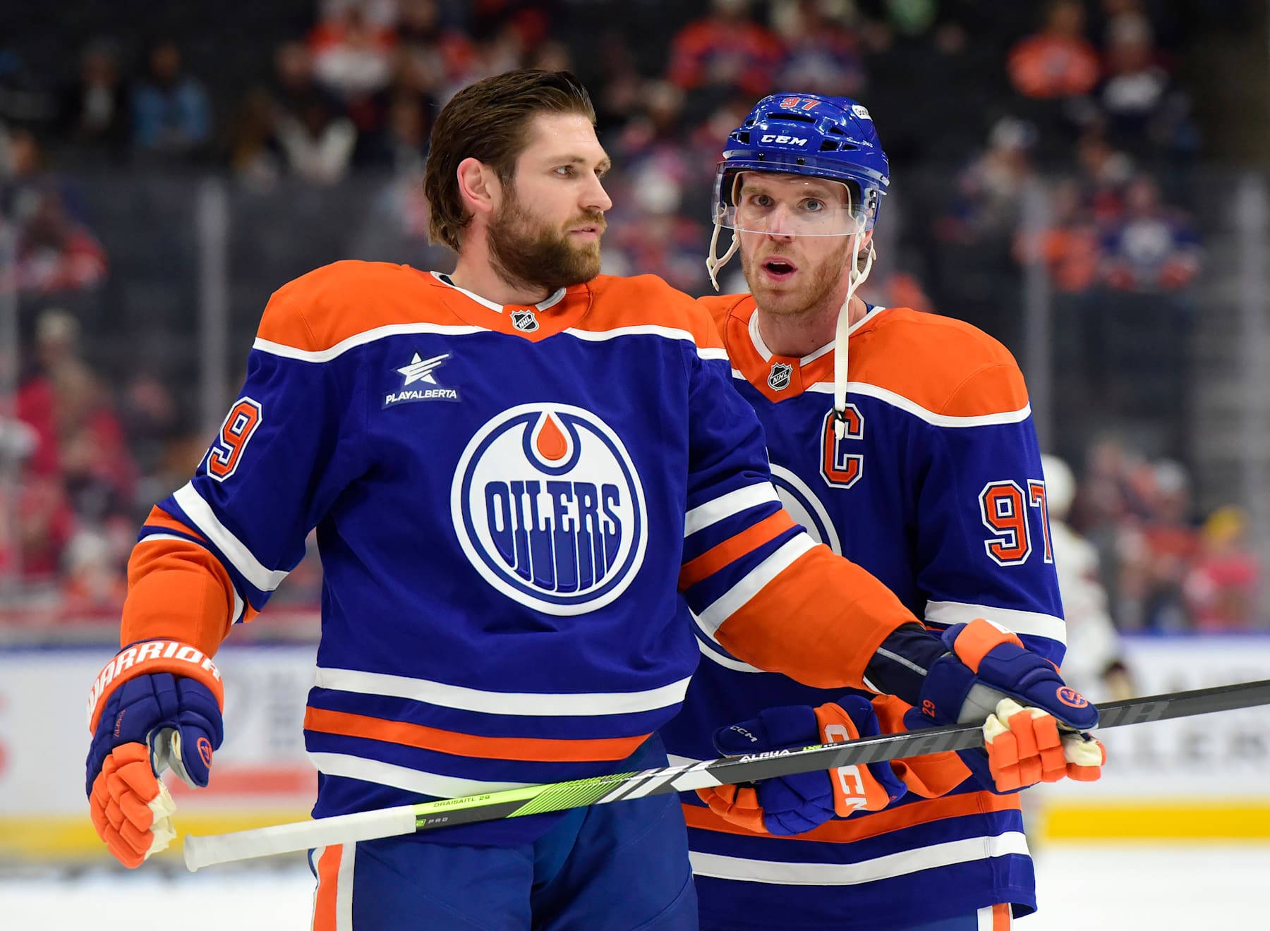 Leon Draisaitl and Connor McDavid.