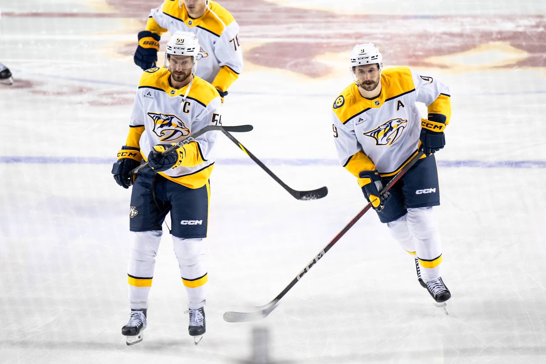 Roman Josi and Filip Forsberg. 