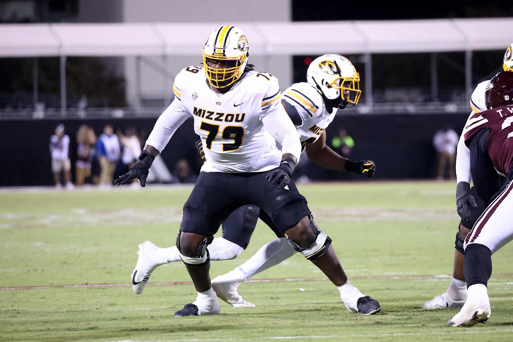 Missouri offensive tackle Armand Membou