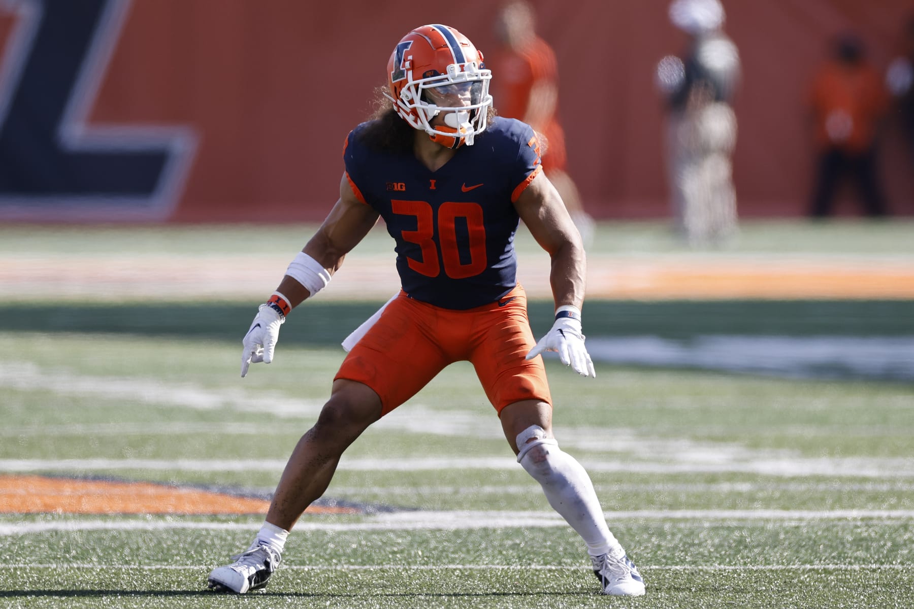 Illinois safety Sydney Brown